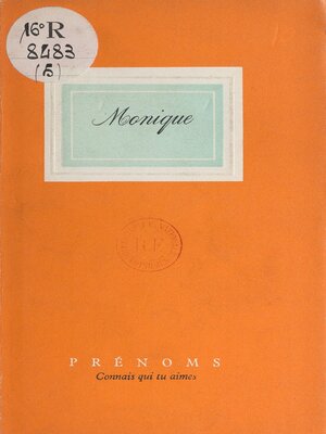 cover image of Monique